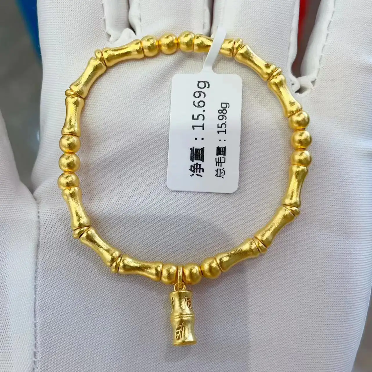 Made in China 24K real gold bracelet customization 999 real gold bracelet manufacturing Gold jewelry accepts OEM customization
