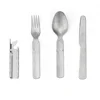 silver kinfe fork spoon