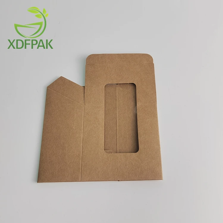 Custom Printed Tortilla Wrap Box with Window for Taco Packaging