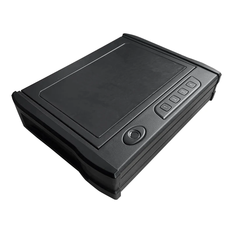 Hot Gun Safe Biometric Fingerprint Electronic Code Key Lock Steel Portable for Home Office Car Use