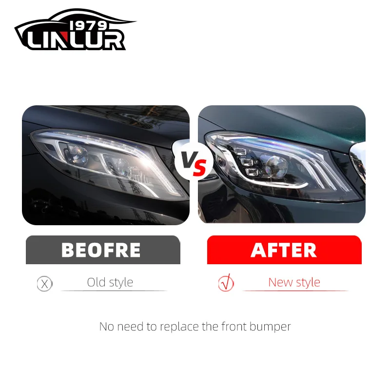 1979] メルセデス・ベンツ Sクラス W222 用 2018-2020 スタイル LED