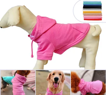 New arrive blank pattern pet hoodie clothing dog hoodie for large dog