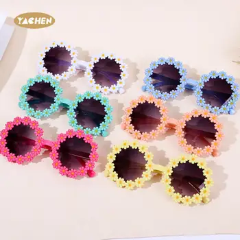 YACHEN New Design Daisy Glasses Women Cute Retro Flower Party Glasses for Adult Retro Disco Party Accessories