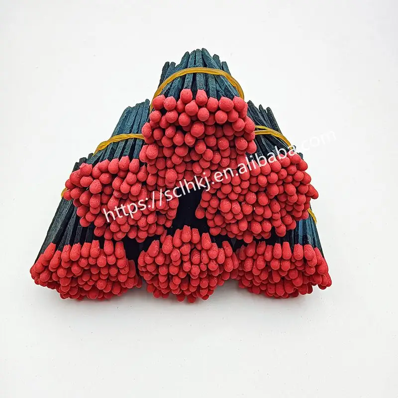 High Quality Wooden Match Sticks Factory Wholesale Customized Black