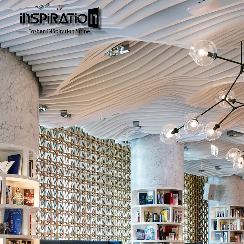Artistic Ceiling Decoration GRG Ceilings for Hotels