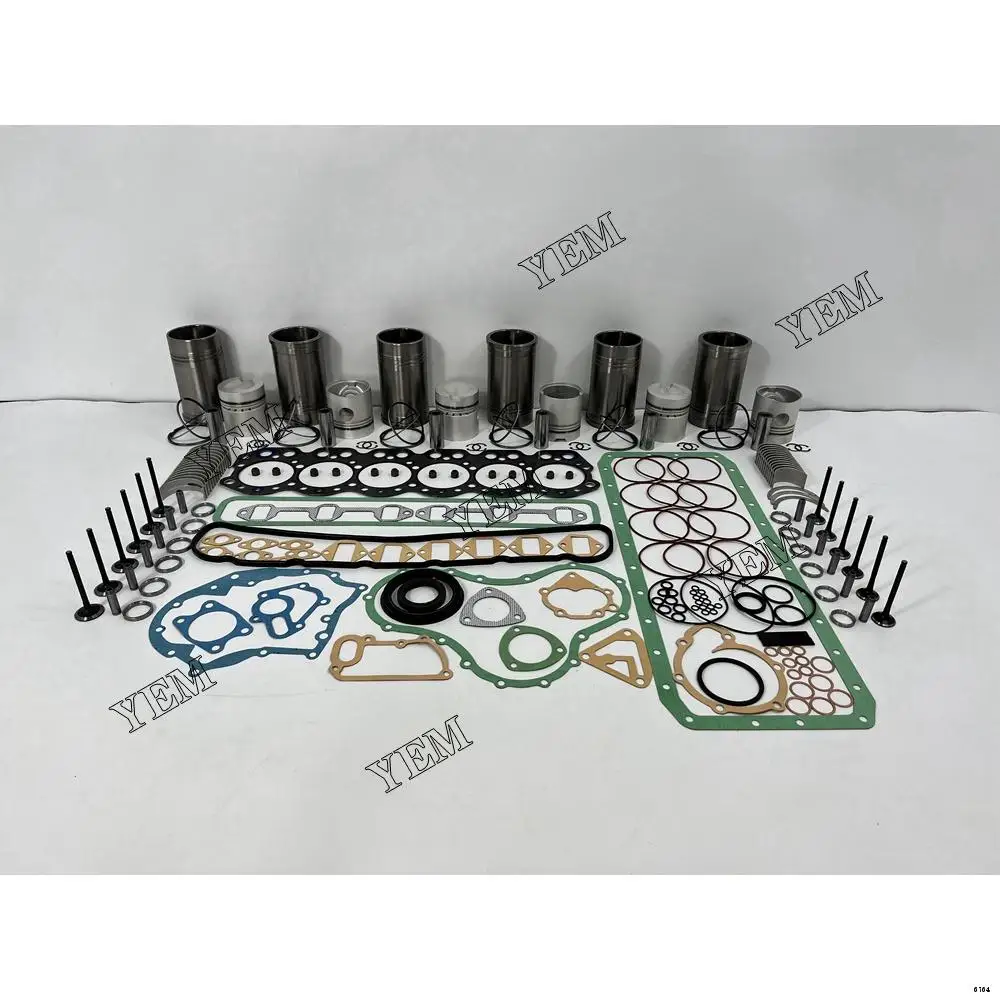 High Performance 6DS70 Overhaul Rebuild Kit With Piston Rings Liner Bearing Valves Gasket Set for Mitsubishi