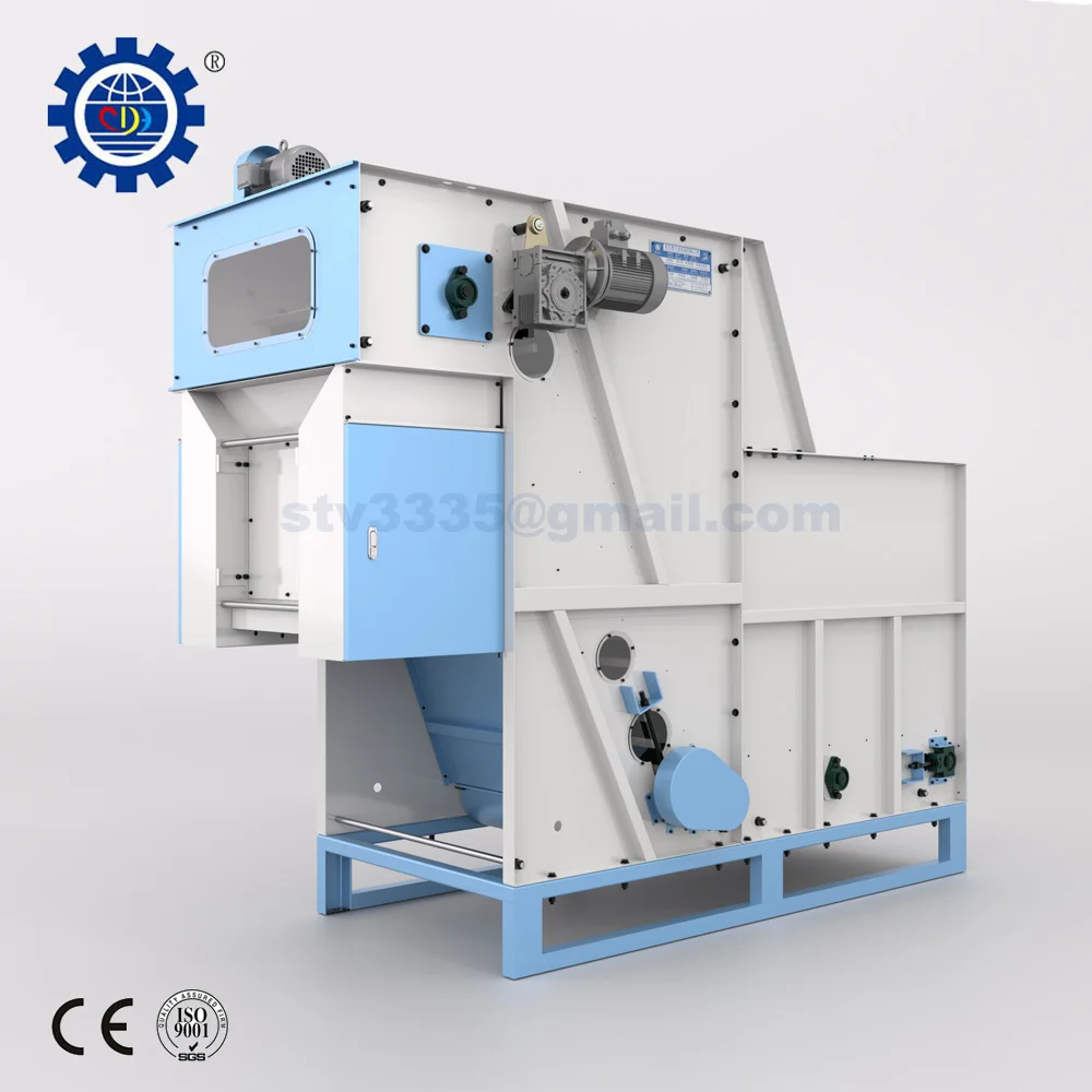 Core Components Motor and Pump-Fiber Bale Opening Machine with Cotton Feeding Hopper