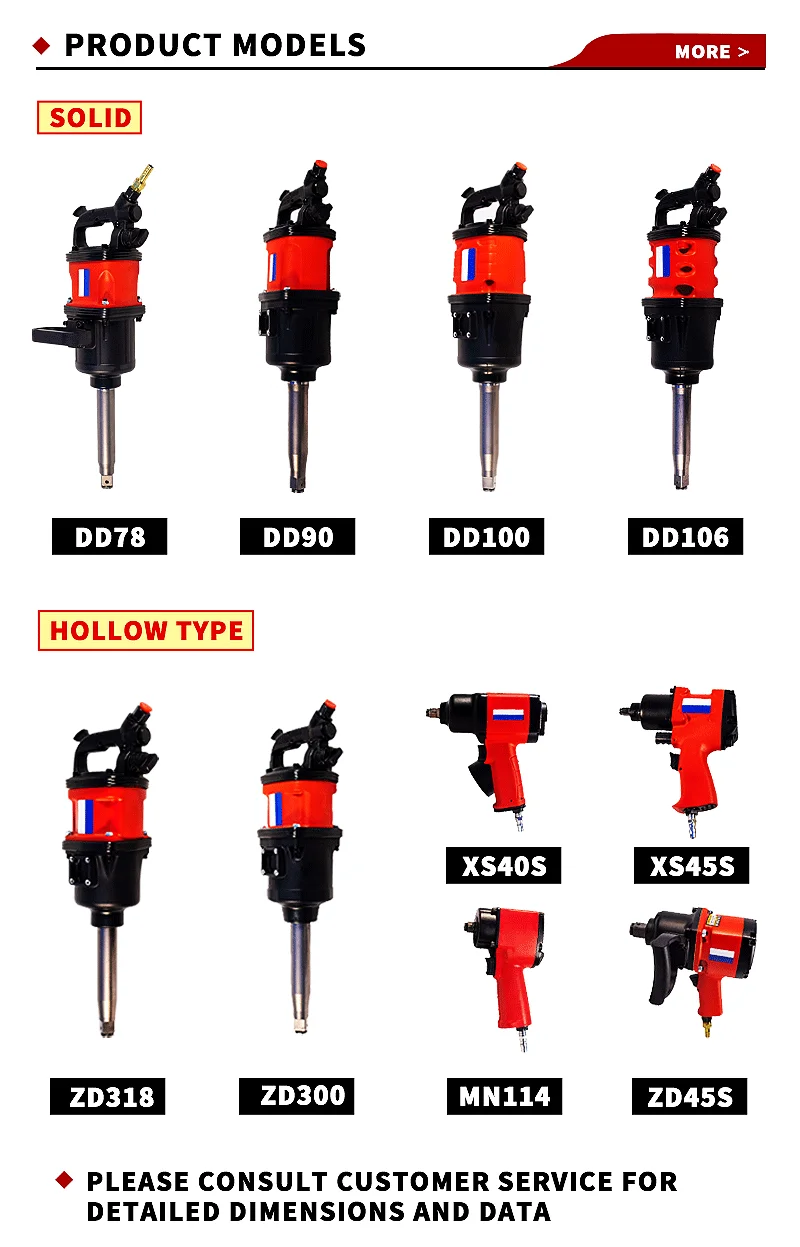 Auto Tire Repair Impact Wrench Gun Tool 1" Wrench Spanner Heavy Duty