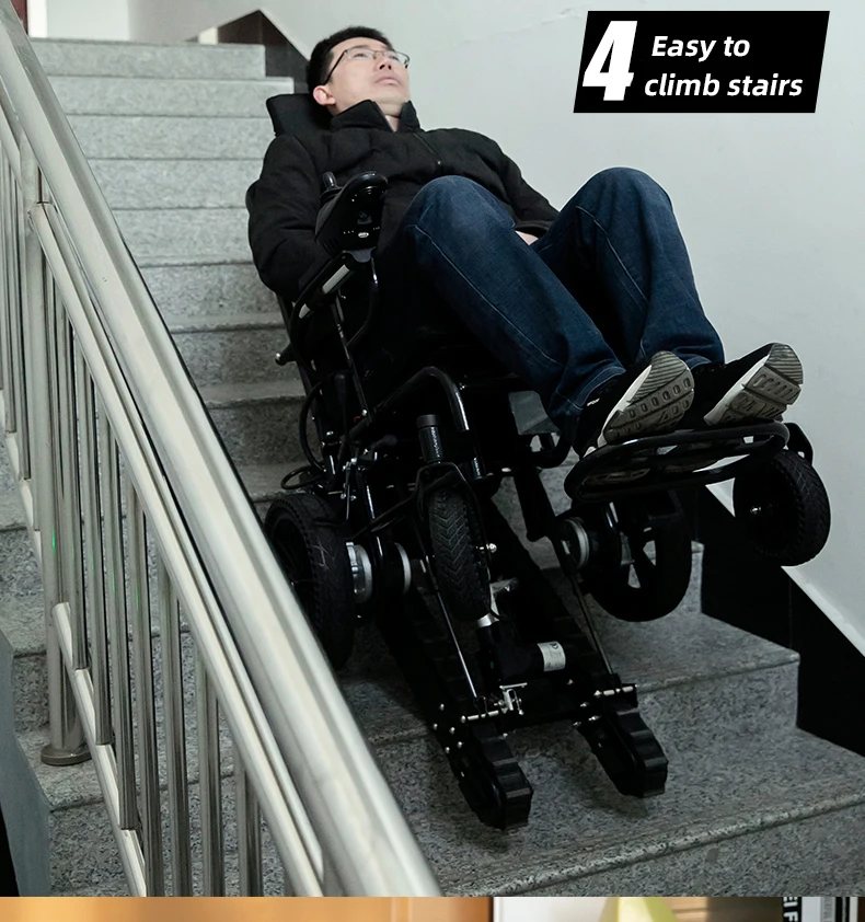 Foldable Electric Stair Climber Electric Wheelchair Disabled/handicapped Elder Person Buy