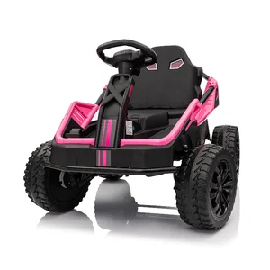 Pink Kids Electric Ride on Utv 24 Volt Toy Car Kids Electric for 7 Years