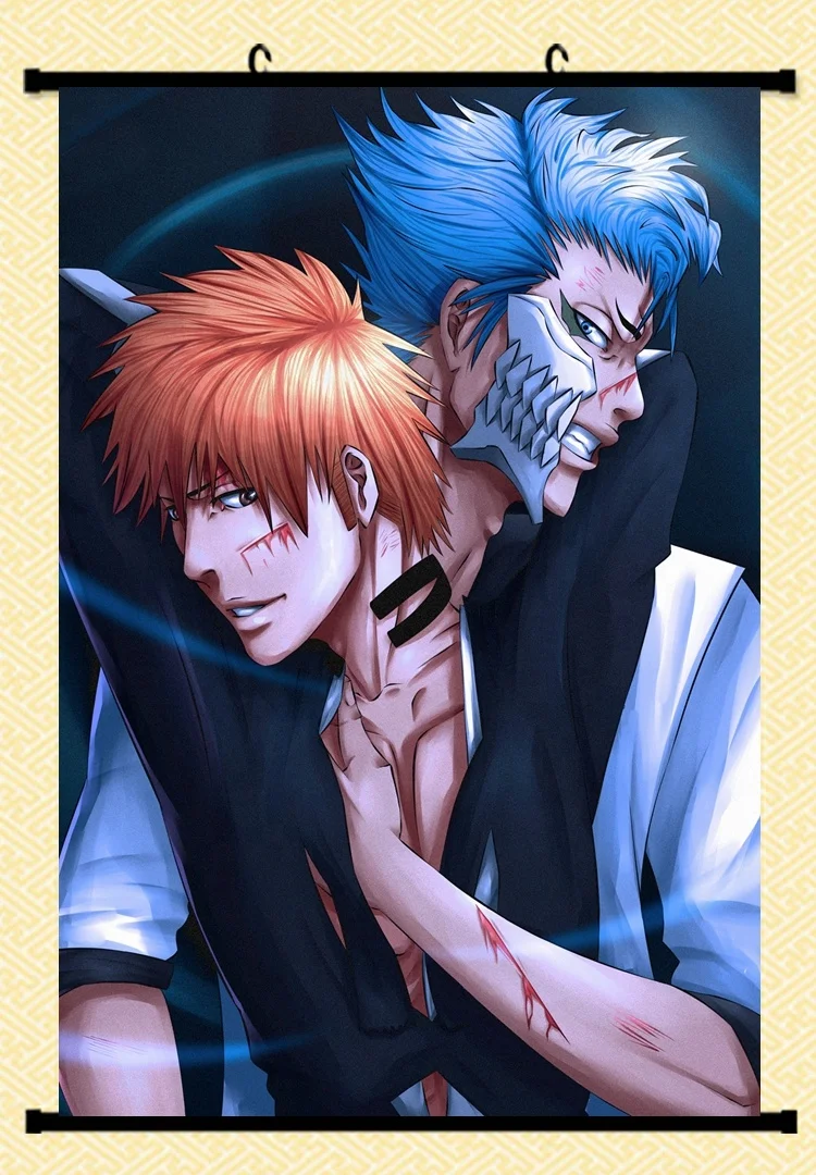 BLEACH 蜈蚣院夜一 アニメ布製壁掛けポスター ホームデコレーション
