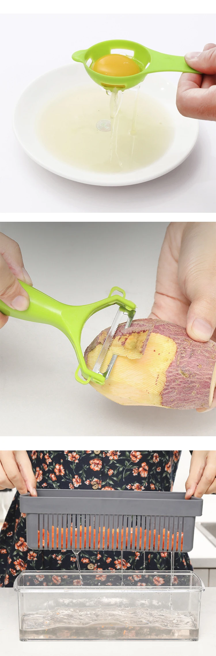 Exchangeable Multipurpose Kitchen Vegetable Shredding Tool Shredder