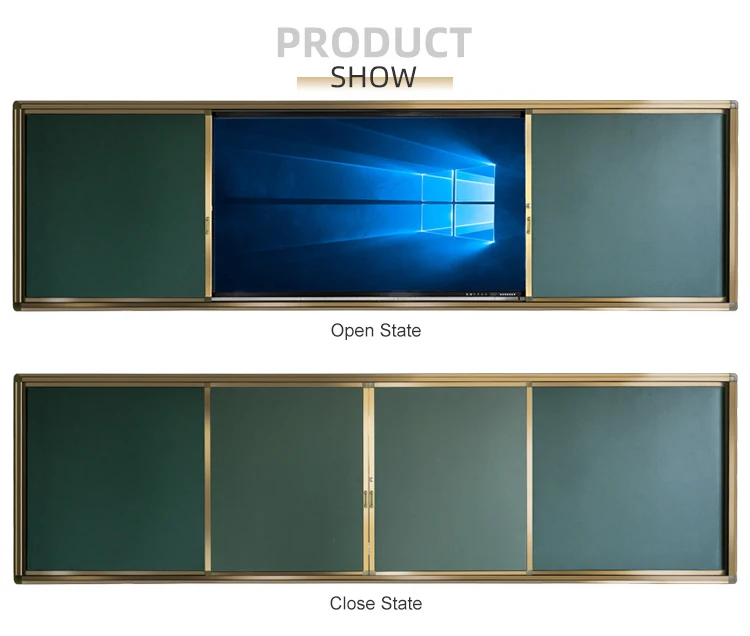 Latest Classroom Interactiv Blackboard Sliding Chalkboard With