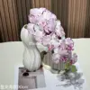 3D 9-head Phalaenopsis orchid with spotted purple