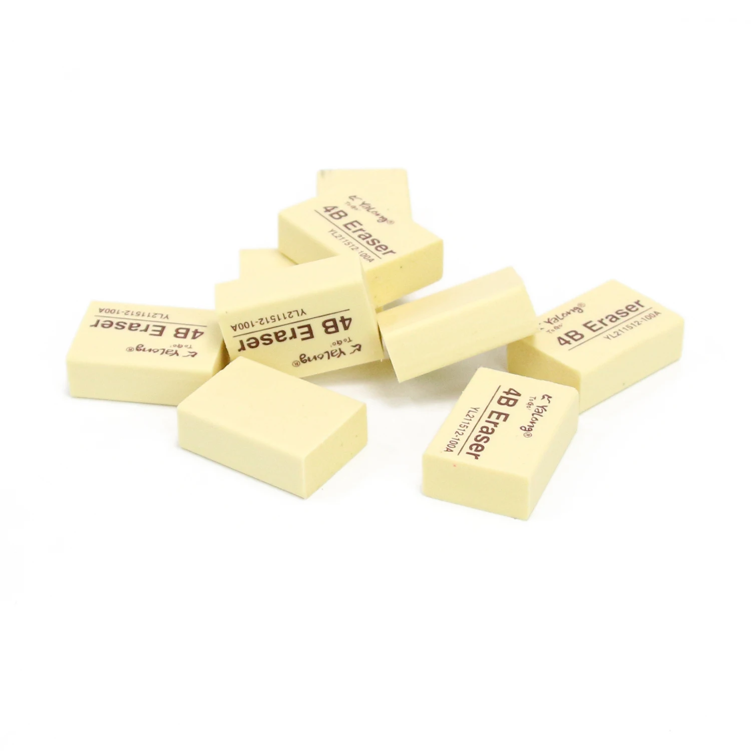 Классический нетоксичный ластик-карандаш Yalong канцелярские товары для студентов однотонные на заказ новый стиль