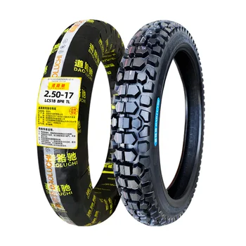 Motorcycle Tubeless Tire For Sale Motorcycle Tire Wholesales Resistant Tyres 2.50-17