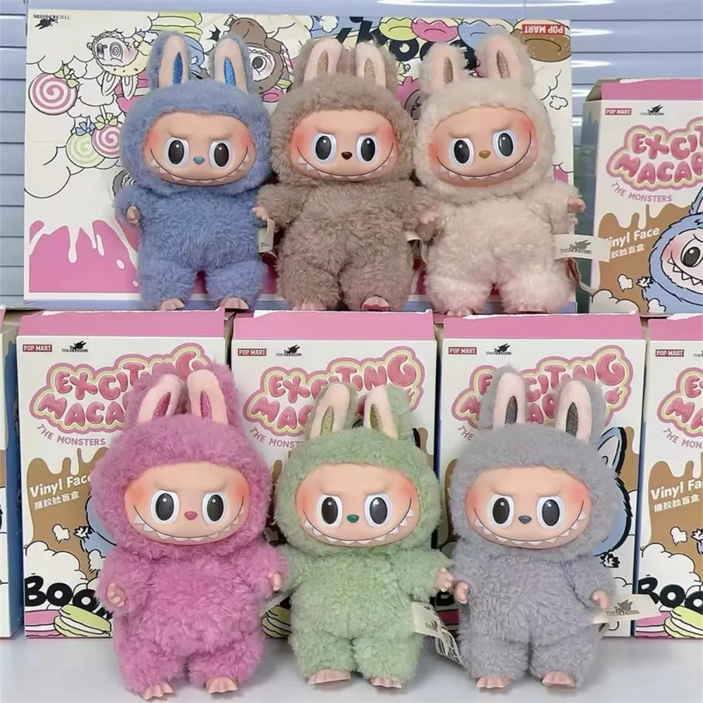 Spot Popmart Pop Mart Labubu Rabubu Caja Ciega Muñeca Macaron De Vinilo