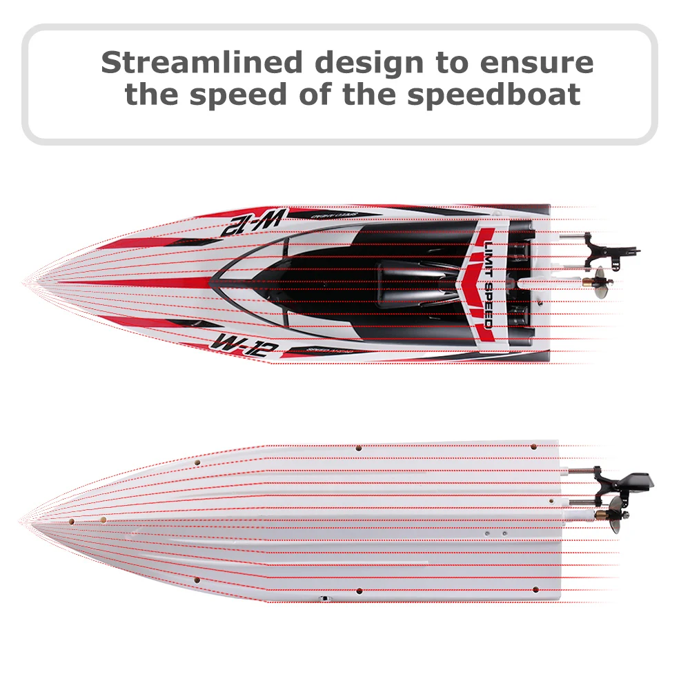 Popular HOSHI WLtoys WL912-A 2.4G RC Racing Boat 35KM/H High Speed RC Boat 390 Motor Capsize Protection Remote Control Toys Gift