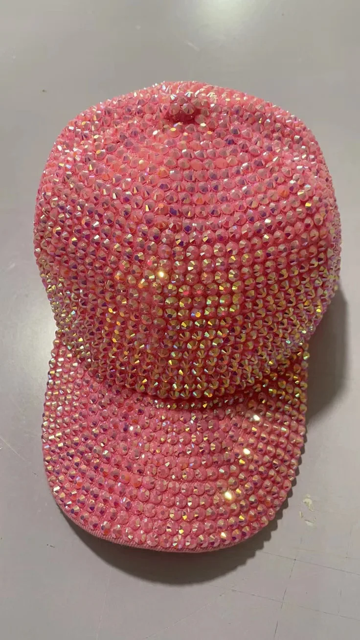 TOP HEADWEAR Pearl & Rhinestone Baseball Cap – Women's Fashion Hat One Size Fits Most - View #7