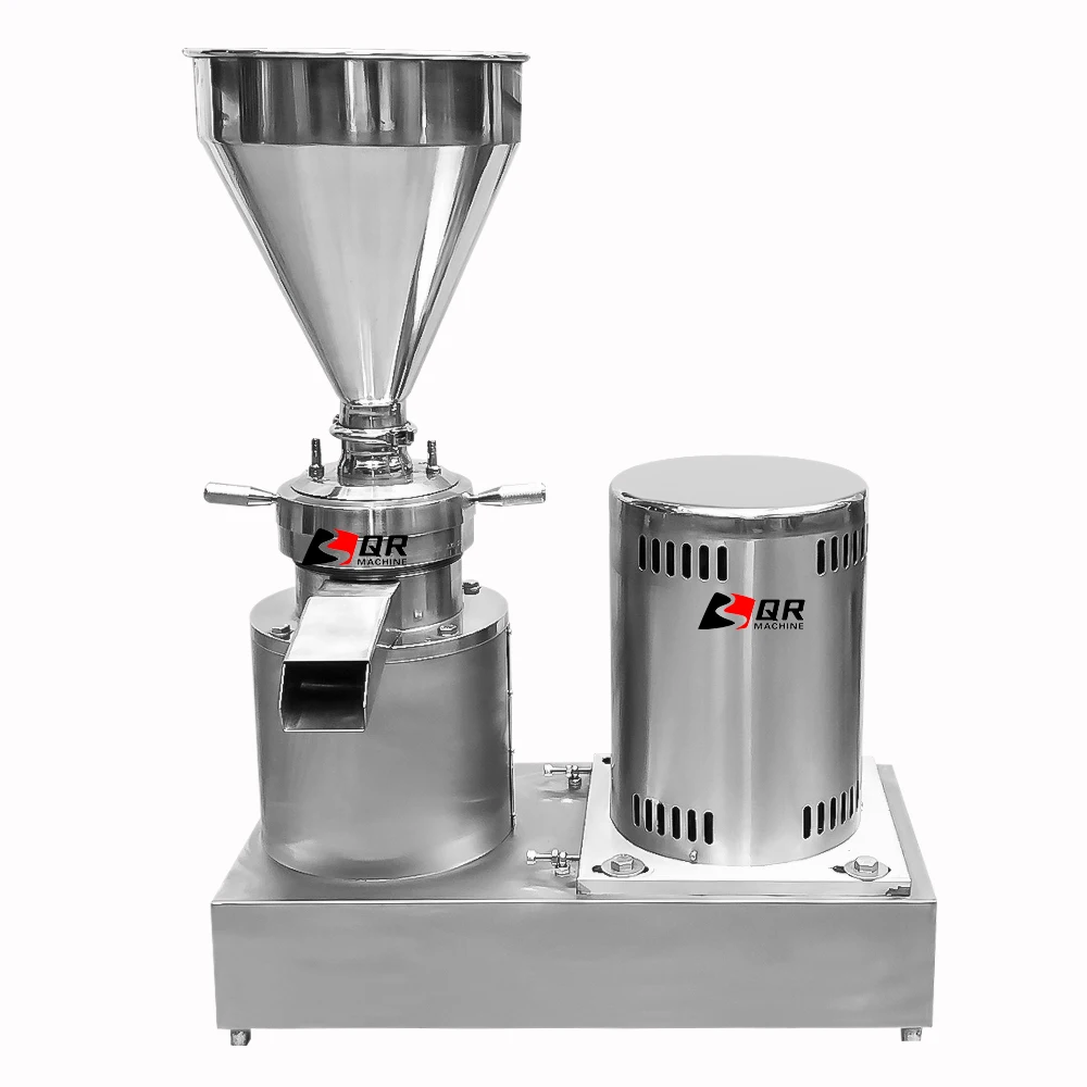 High Capacity Long Working Life Stainless Steel Vertical Scale Peanut Butter Superfine Coconut Meat Grinder Colloid Mill