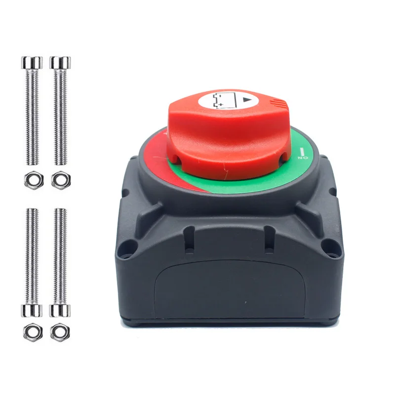 Battery Isolator Switch Battery Disconnect Switch Power Cut Off Switch for Car Truck Boat Van Caravan Automotive 12V 24V 48V 350A 