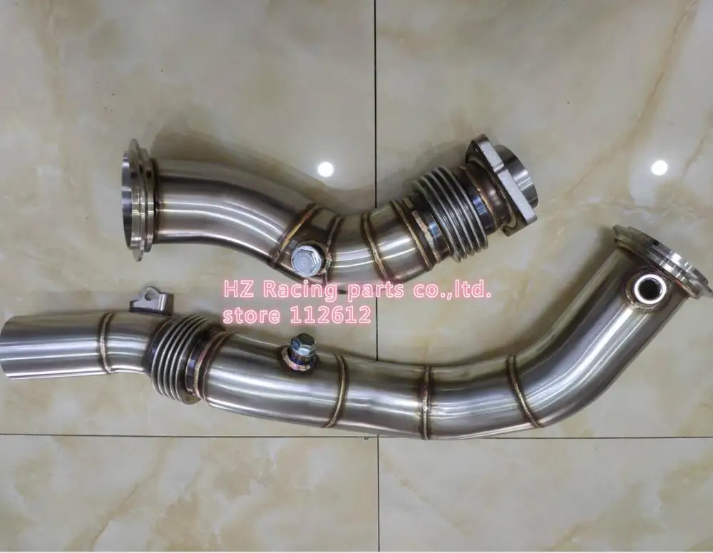 downpipe for BMW S55 M3 M4 F80 F82 F83 downpipe 2014+ 25hp+ 3'' od