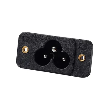 DB-6-3TS1S1 250V 2.5A/7A 3-way AC socketIEC figure 8 socket C7 female plug socket connector C8 Power Socket