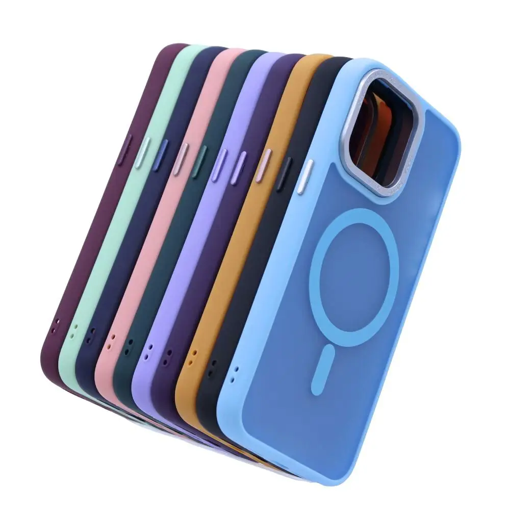 Skin Touch Matte Pc Tpu Mobile Cell Phone Case Back Cover For Iphone 15