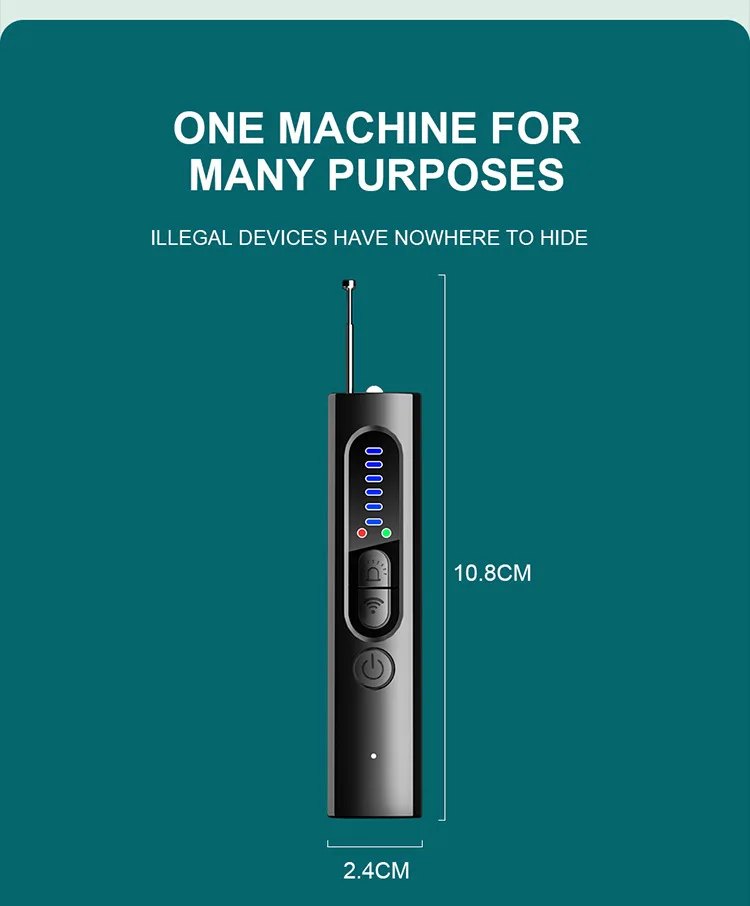 Highly Sensitive Hidden Camera Tracking Spy Camera Tracking Easy To