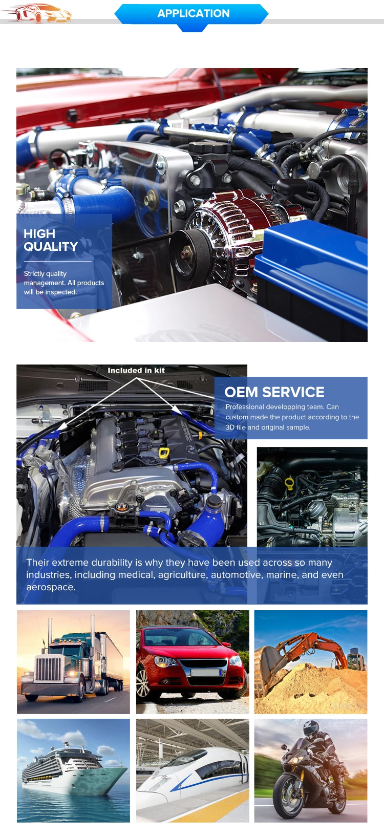 Car Truck Auto Parts Universal Silicone Hose 90 Degree Elbow Turbo