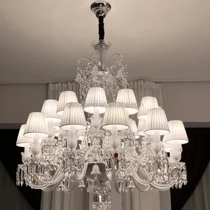 Crystal Chandeliers LED Large Decorative Light Minimalist Contemporary Home & Restaurant Use