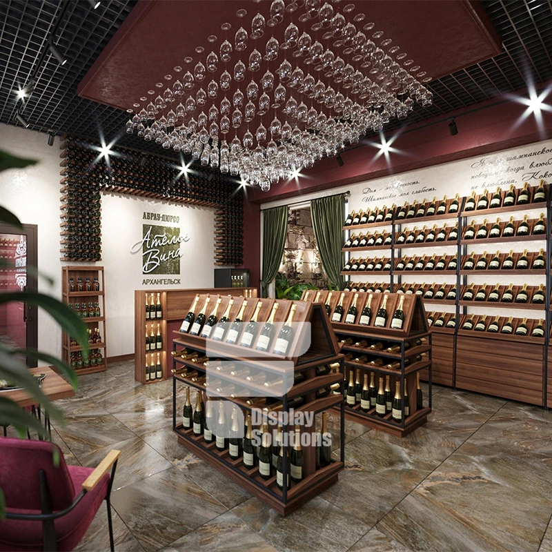 Modern Commercial Wine Shop Interior Design Customized Wholesale ...