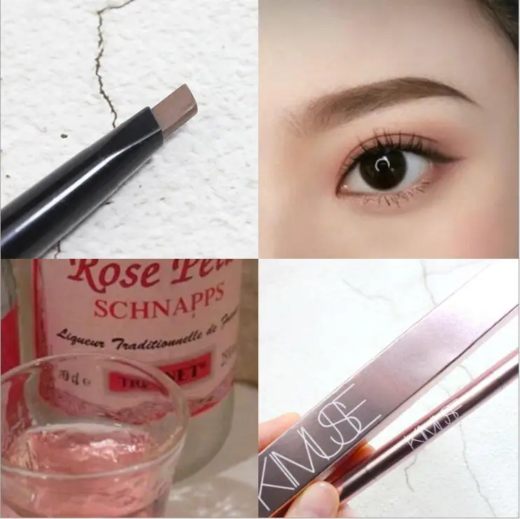 KIMUSE Eyebrows Pencil Tint Cosmetics Natural Long Lasting Tattoo Eyebrow Waterproof Black Brown Eyebrow Pen Eye Makeup Tools