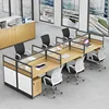 Six-seater face-to-face-fine silk oak