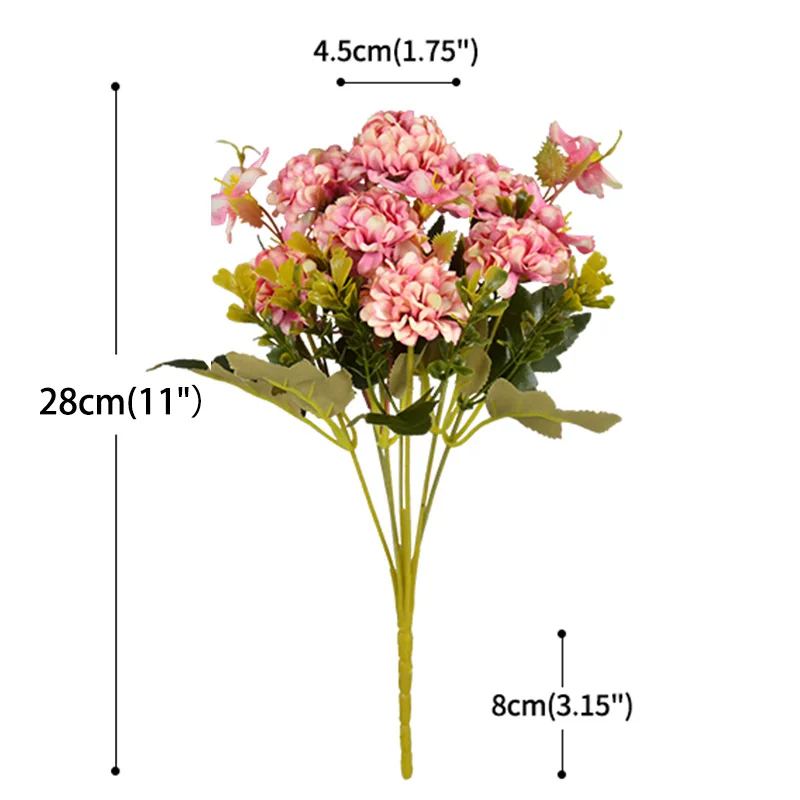 Wholesale Artificial Silk Flowers Decorative Wedding Bouquets