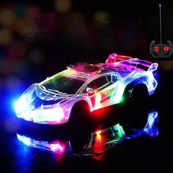The new drifting RC remote control car electric toy car for children racing model 1:24 colorful lighting supercar police car