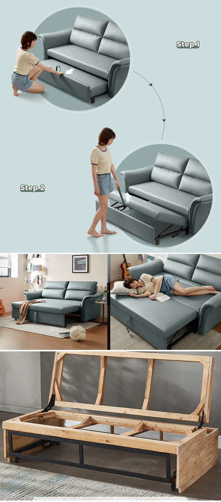 China Manufacturer Lift Up Sofa Bed Mechanism Hardware Fittings With