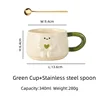 green cup+spoon
