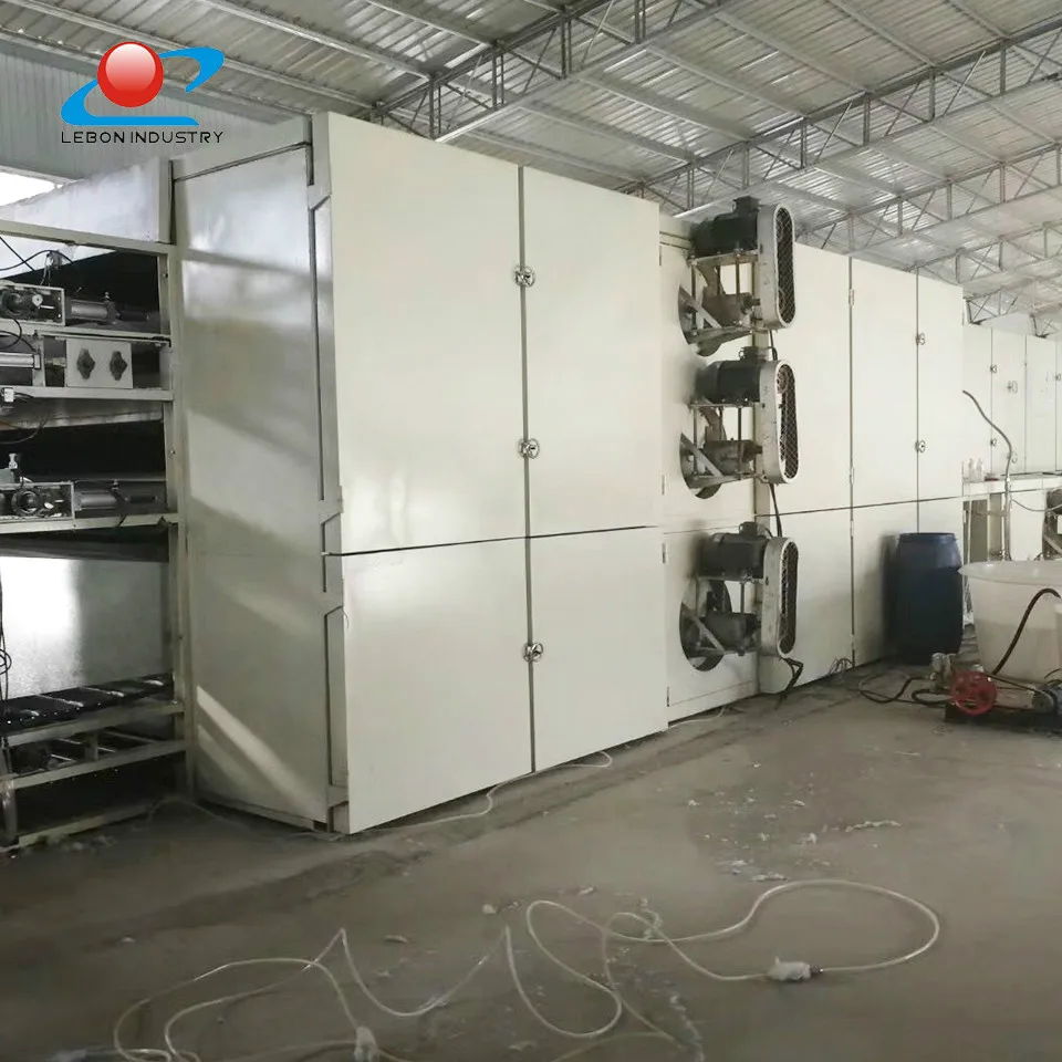 Full Automatic Glue Free Wadding Machine Production Line Glue Free Polyester Fiber Wadding Roll Production Line