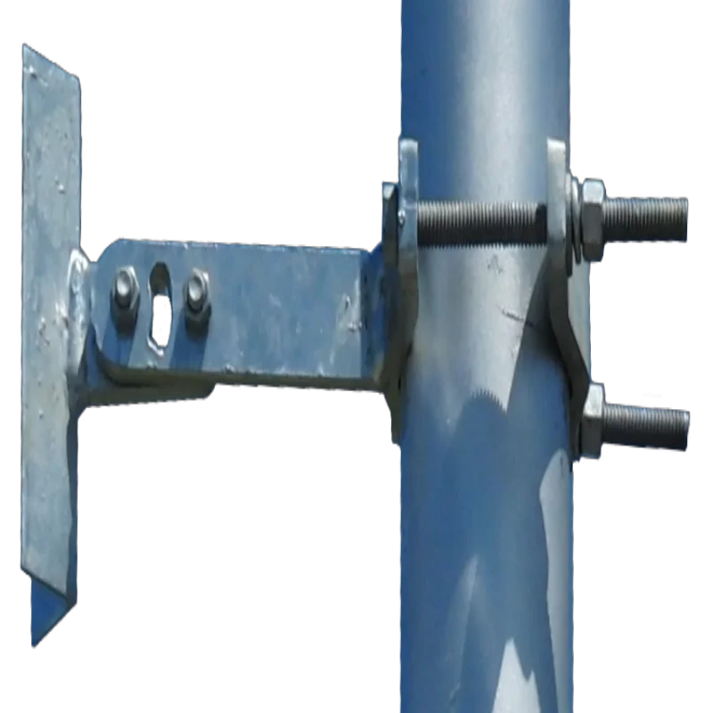 Mechanically Sturdy Custom Outdoor Mounting Antenna Bracket Mast Pole with Heavy-Duty Satellite Bracket for Secure Mounting