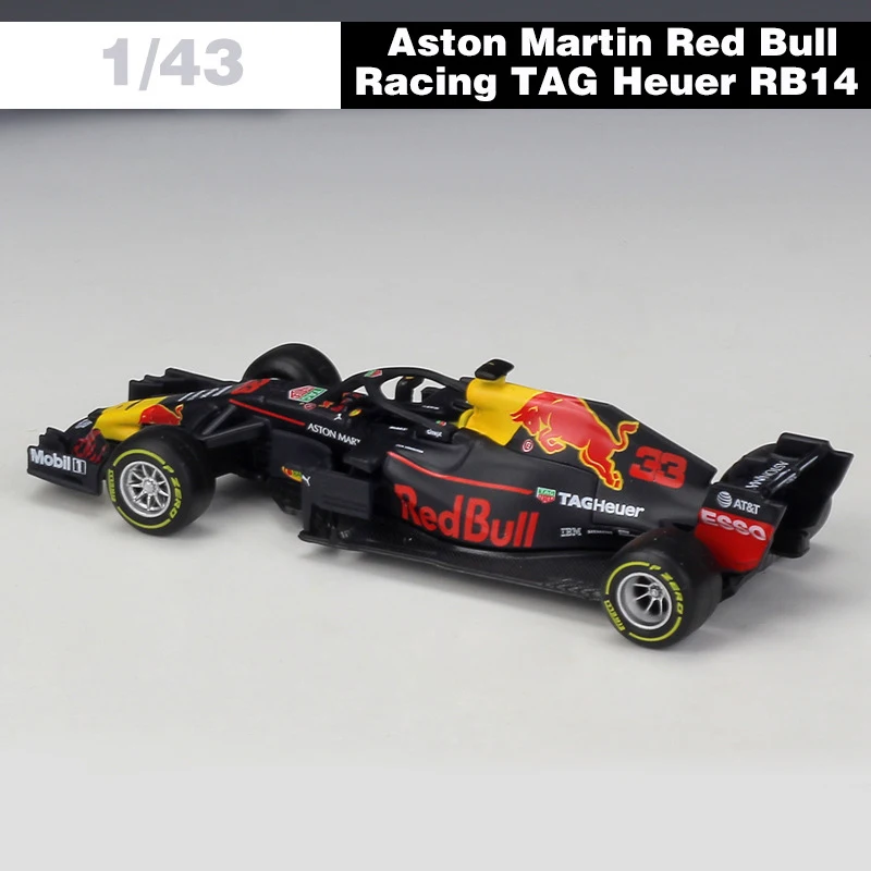 ミニカー 1/43 Aston Martin Red Bull Racing RB14 BBURAGO 1:43 Aston Martin Red Bull RB14 FORMULA F1 Max