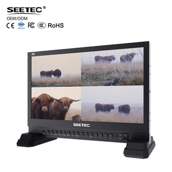 SEETEC 4K156-9HSD 15.6 Inch Professional Grade 4K  with 3G HD SD SDI Inputs for Studio and Field Use HD Broadcast Monitor