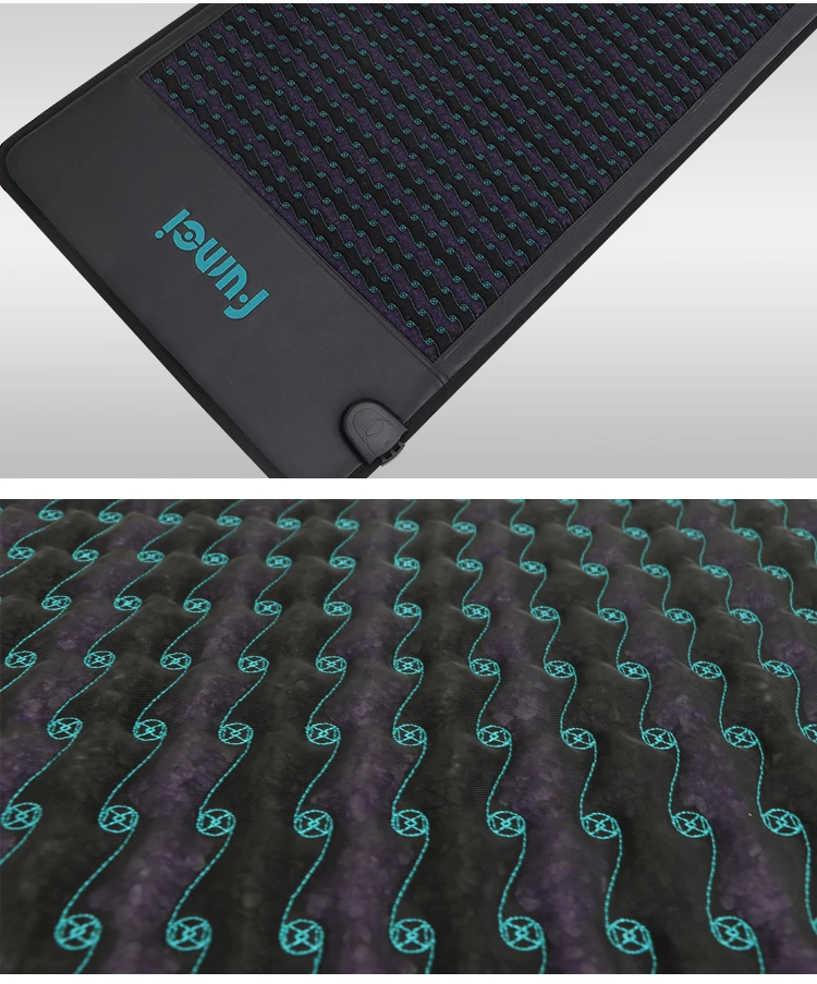 Higher Dose Infrared Pemf Mat Amethyst Stone Therapy Mat Heated