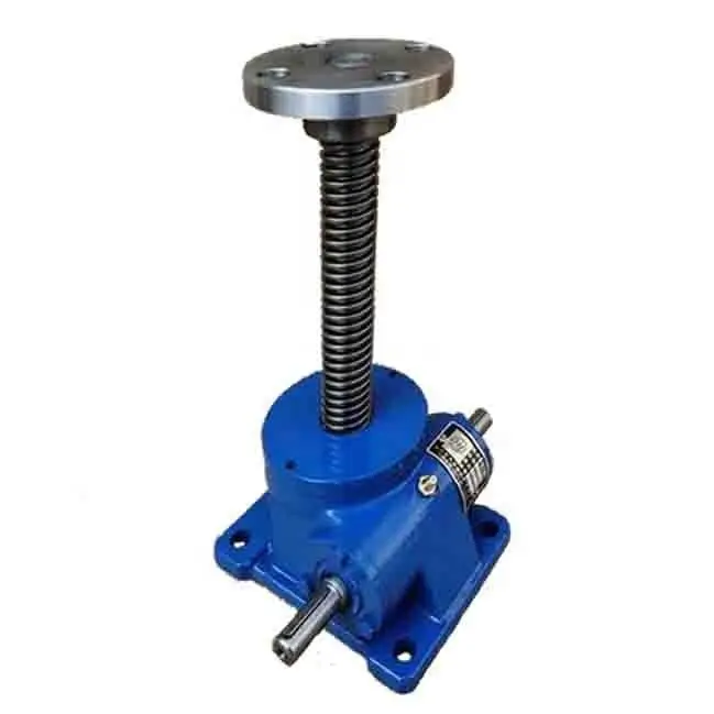 SWL Series Linear Manual Drive Mechanical Bolt Lifter Landing Electric Mandrel Elevator Reducer Worm Gear Lifter Screw Jack