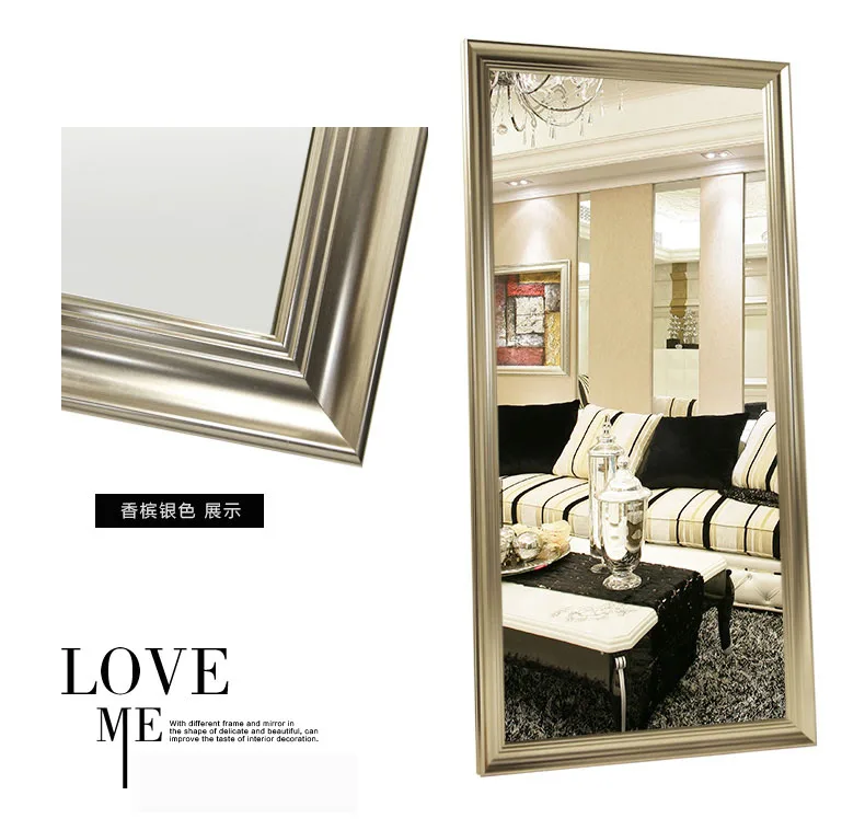 Venta al por mayor espejos grandes de piso-Compre online los mejores