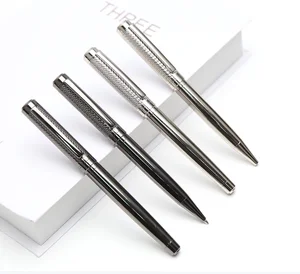 P5040 0.7mm Black Sports Steel Custom Ball Pen  Aluminum Metal Body Promotional  Custom Ballpoint Pen  Ballpoint Pen Custom
