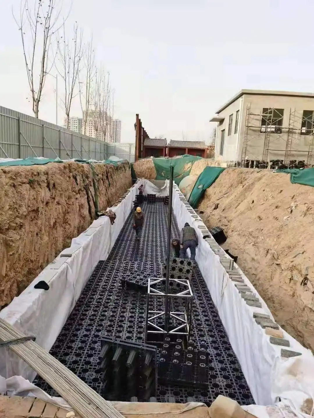 Rain Harvesting Module Rainwater Collection System  Rainwater Drainage System From China