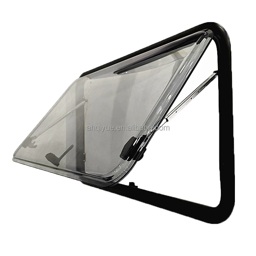Round Corner Mini Trailer Camping Caravan Rv Window With One-piece ...