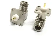 N female Right Angle Flange mount  Connector