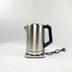 China Small Kitchen & Home Appliances Big Capacity 3L 220V 1850w Silver Water Electric Kettle #304 Stainless Steel